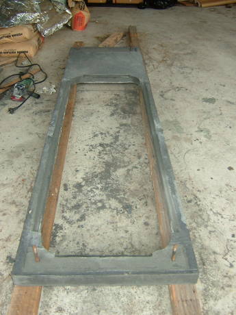 Concrete bench top